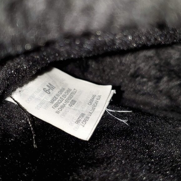 JCrew Women's Nordic Wedge Winter Boots Fur Chunky Black sz 6 M Style K290 - Picture 7 of 8